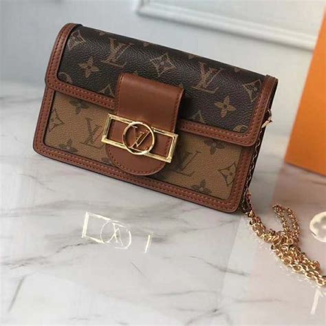 lv dauphine wallet on chain|louis vuitton canvas wallet.